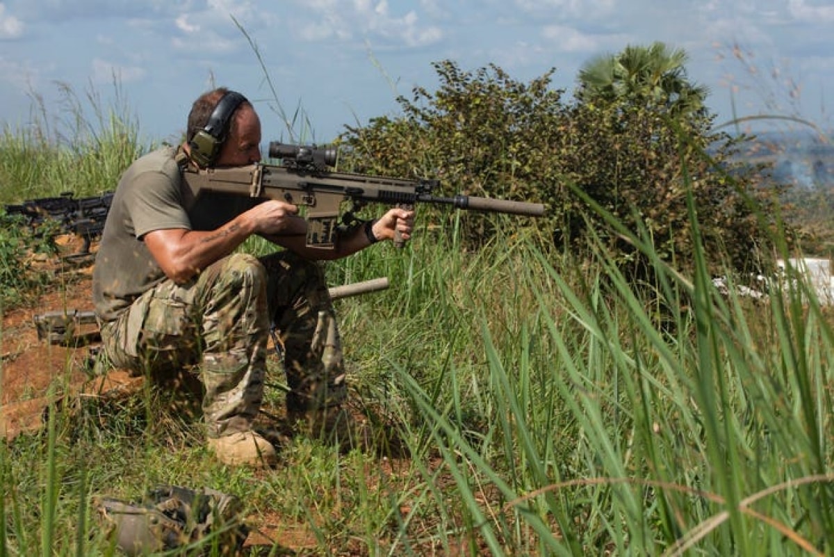 Súng trường FNSCAR. Ảnh: Lục quân Mỹ