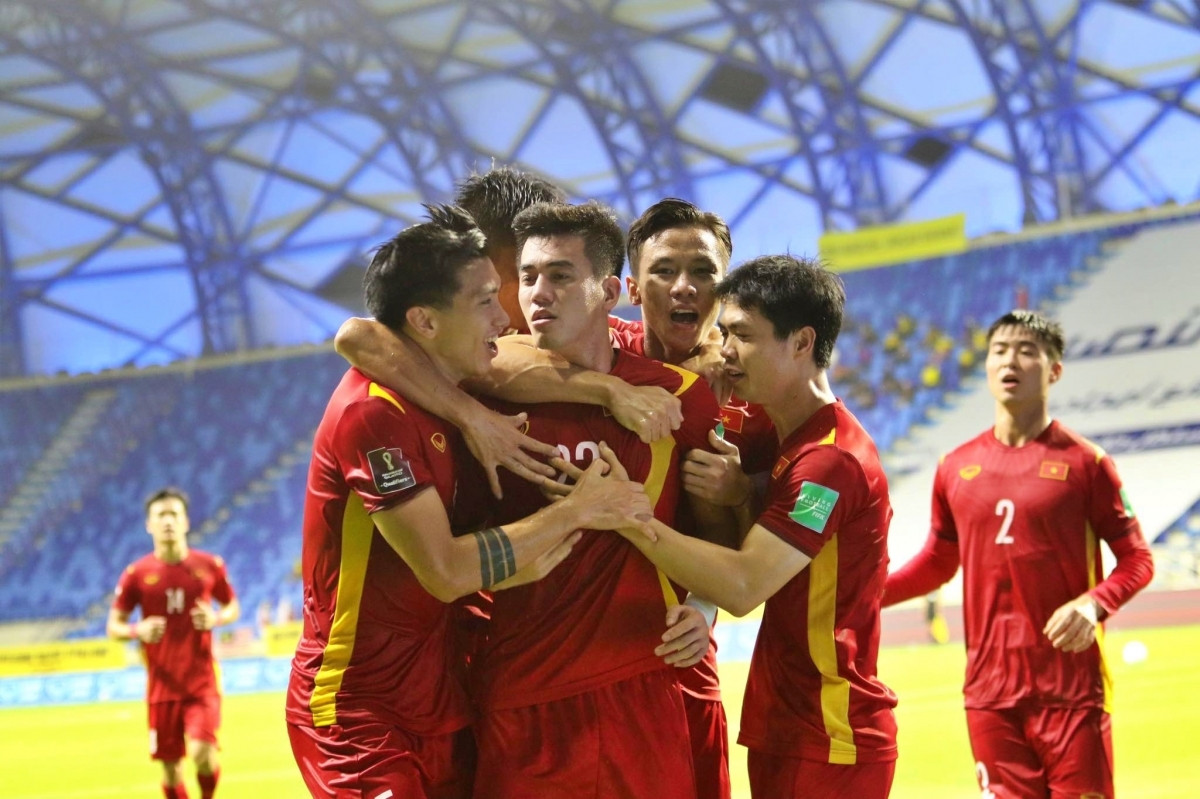 ĐT Việt Nam thắng kịch tính 2-1 trước Malaysia. (Ảnh: CTV Yểu Mai)