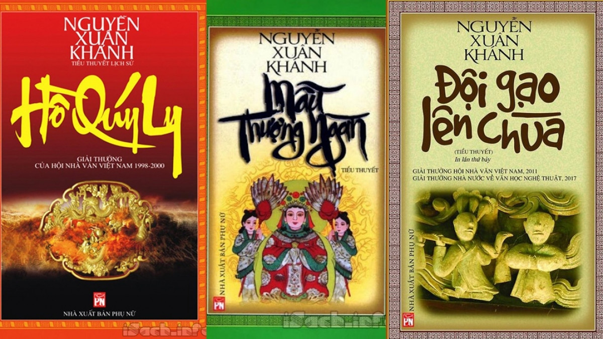 Bộ 3 cuốn tiểu thuyết về văn hoá lịch sử của nhà văn Nguyễn Xuân Khánh. 