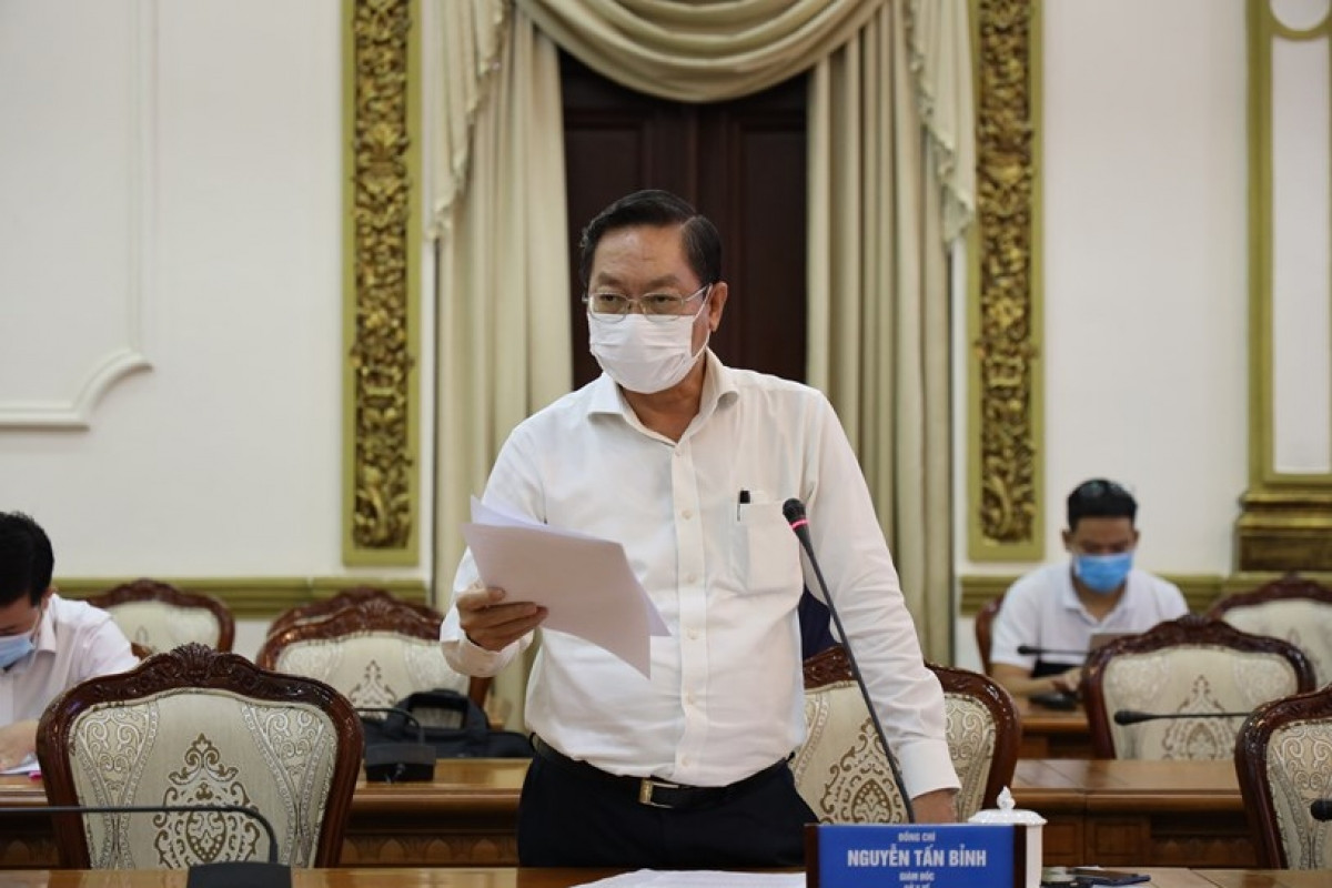 Giám đốc Sở Y tế TP.HCM Nguyễn Tấn Bỉnh (Ảnh TTBC).