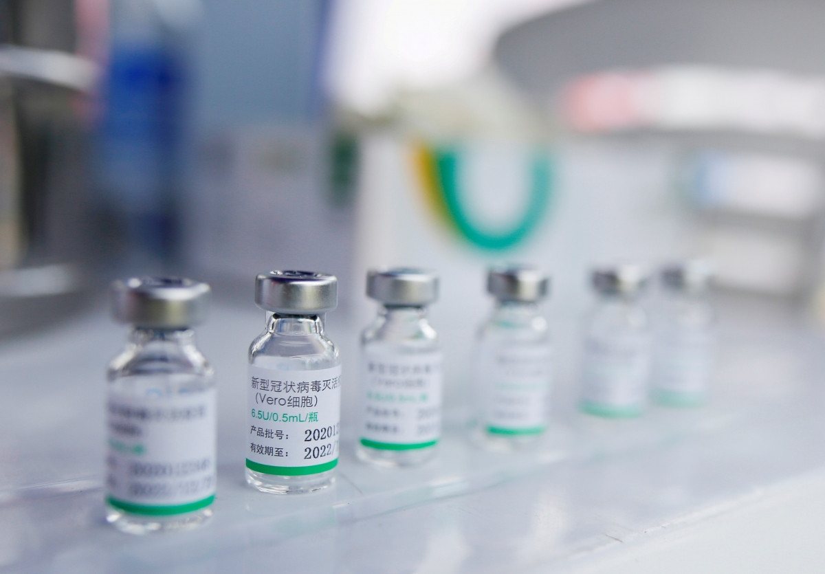 Vaccine ngừa Covid-19 của Trung Quốc. Ảnh: Reuters