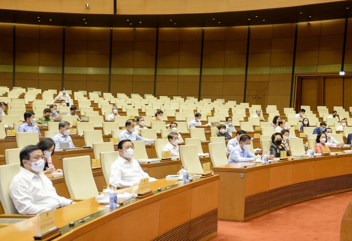 Hội nghị trực tuyến toàn quốc tổng kết công tác bầu cử đại biểu Quốc hội khoá XV và đại biểu HĐND các cấp nhiệm kỳ 2021-2026.