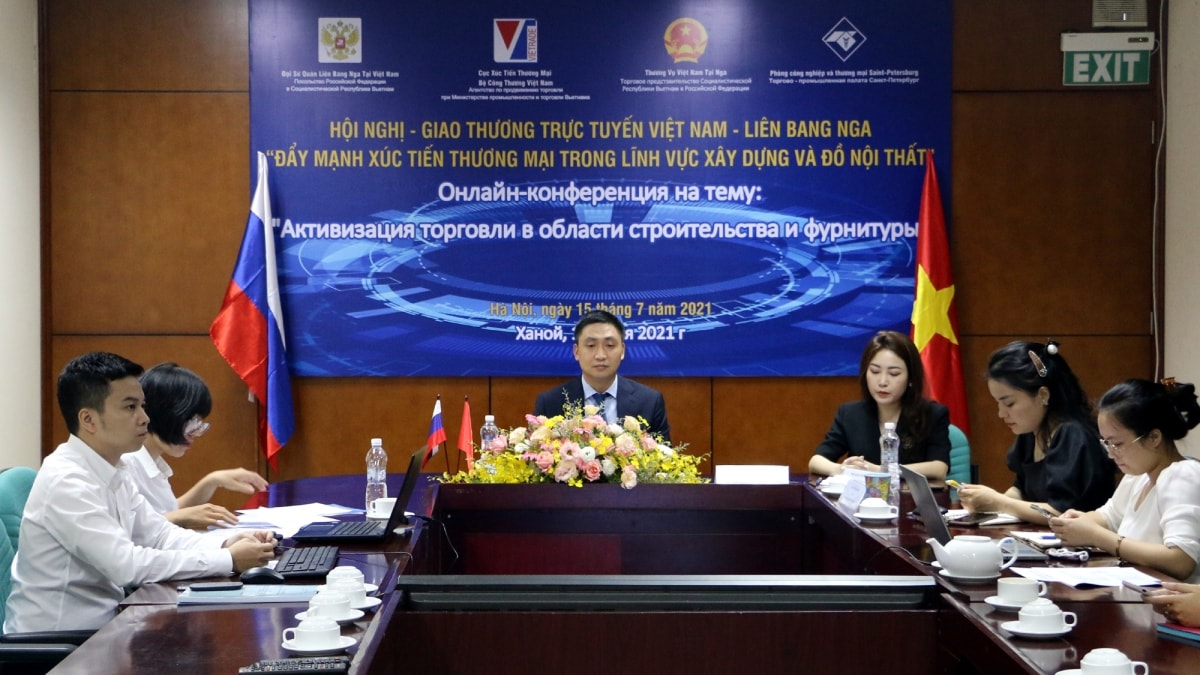 Cục Xúc tiến thương mại làm kết nối hợp tác các DN xây dựng và đồ nội thất Việt Nam - LB Nga.