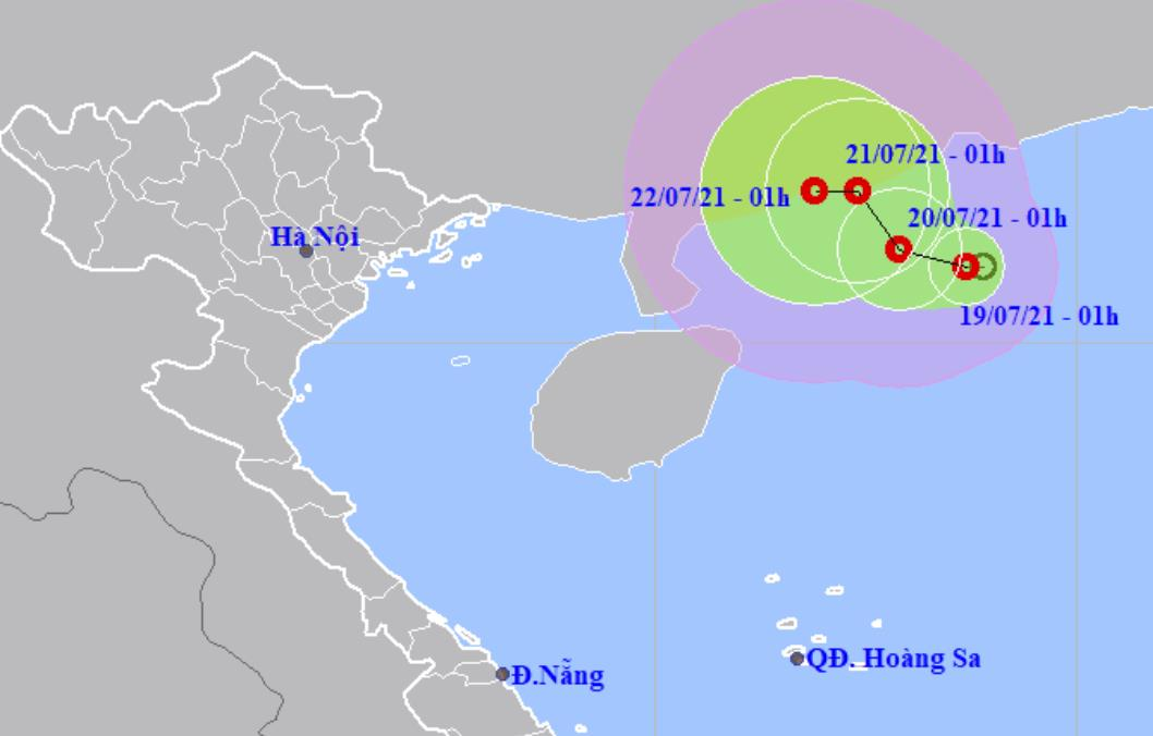 Áp thấp nhiệt đới hình thành trên Biển Đông, Bắc Bộ mưa lớn - 1
