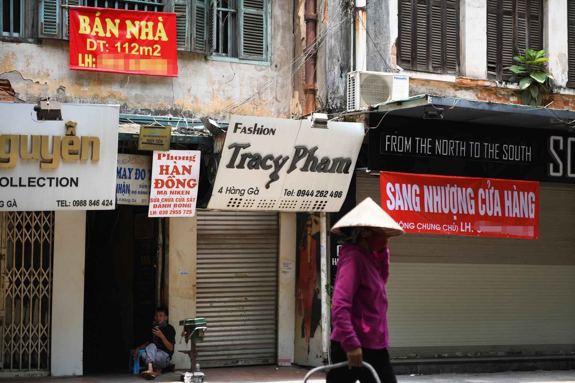 Nhà phố cổ Hà Nội đồng loạt treo biển cho thuê, bán nhà - 6