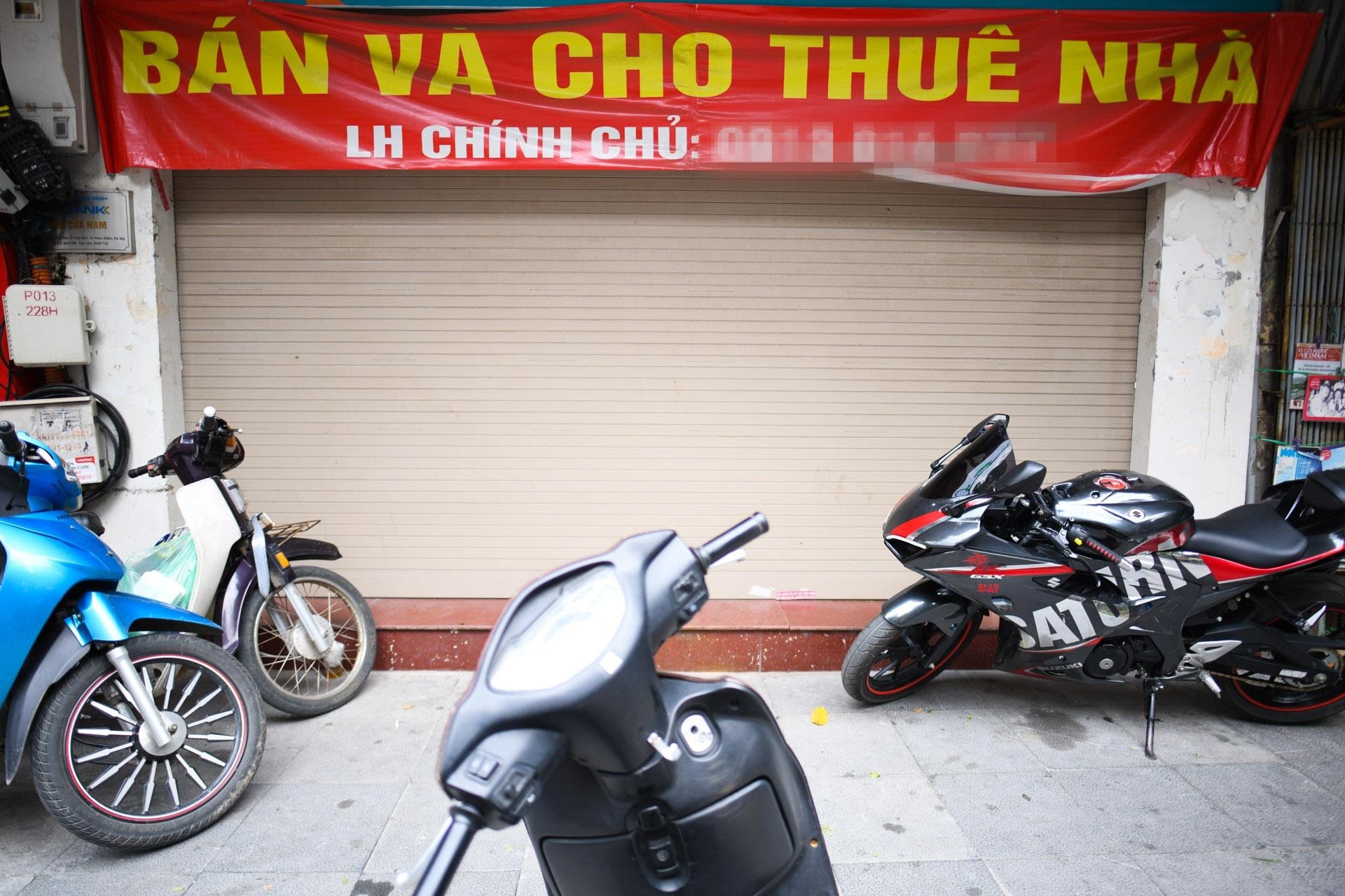 Nhà phố cổ Hà Nội đồng loạt treo biển cho thuê, bán nhà - 5