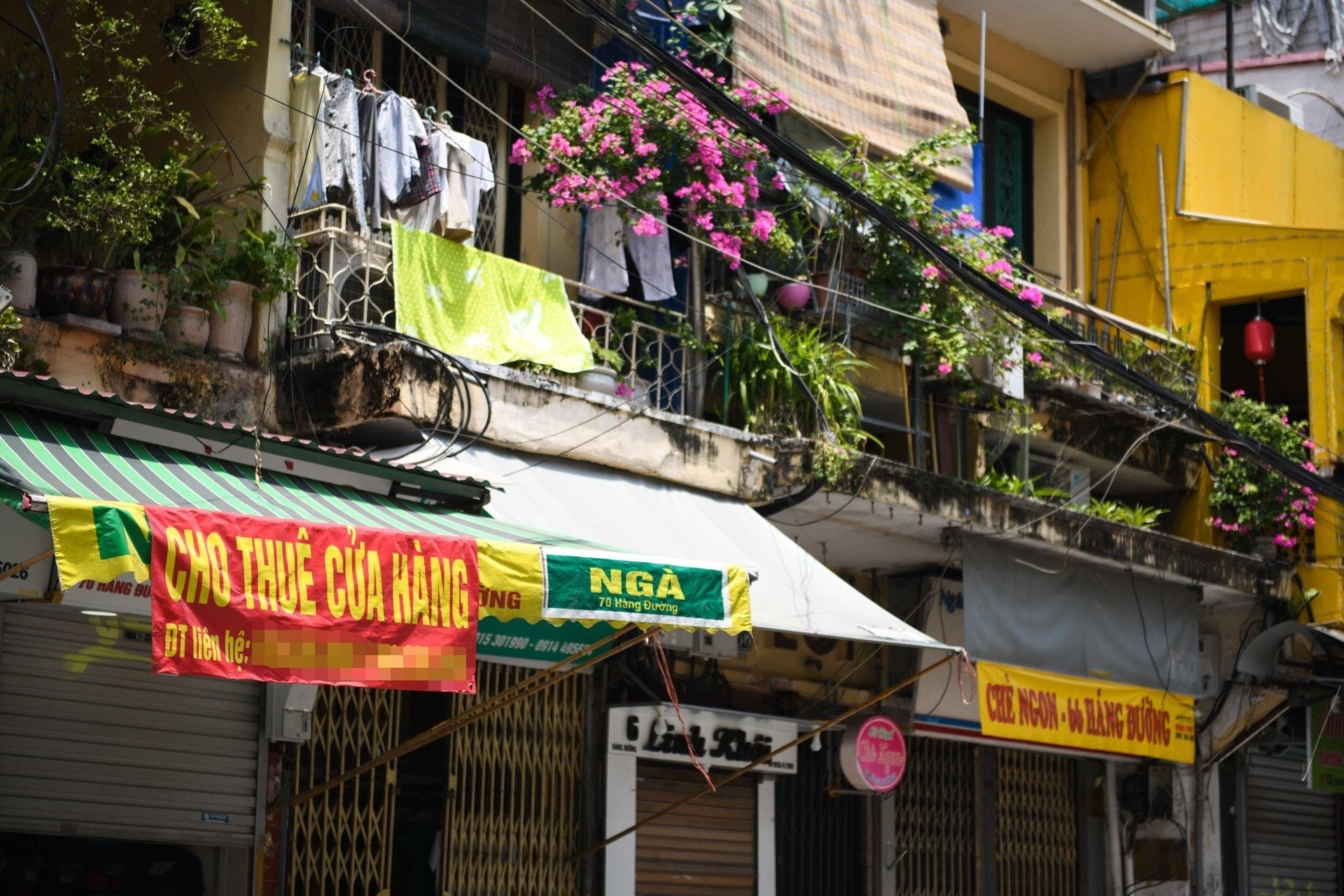 Nhà phố cổ Hà Nội đồng loạt treo biển cho thuê, bán nhà - 8