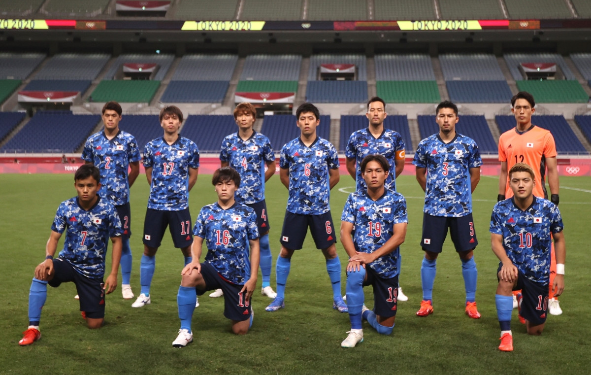 Đội hình xuất phát của Nhật Bản. (Ảnh: Reuters)