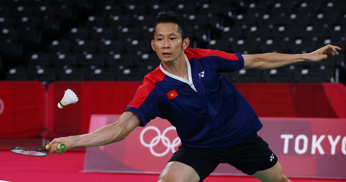 Tiến Minh chia tay Olympic Tokyo sau 2 trận thua. (Ảnh: Reuters)