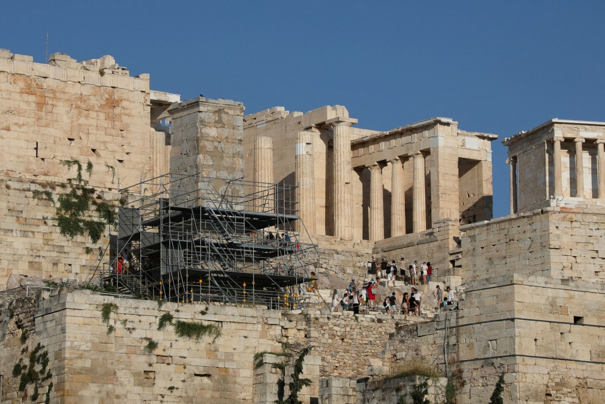 Du khách quốc tế đang gia tăng tại Hy Lạp. Ảnh chụp ngày 25/7/2021. Nguồn: Reuters
