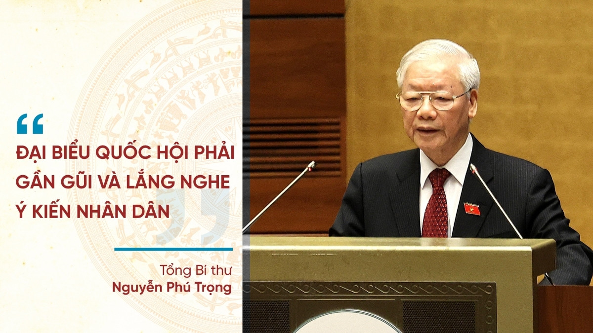 Tổng Bí thư Nguyễn Phú Trọng phát biểu trước Quốc hội