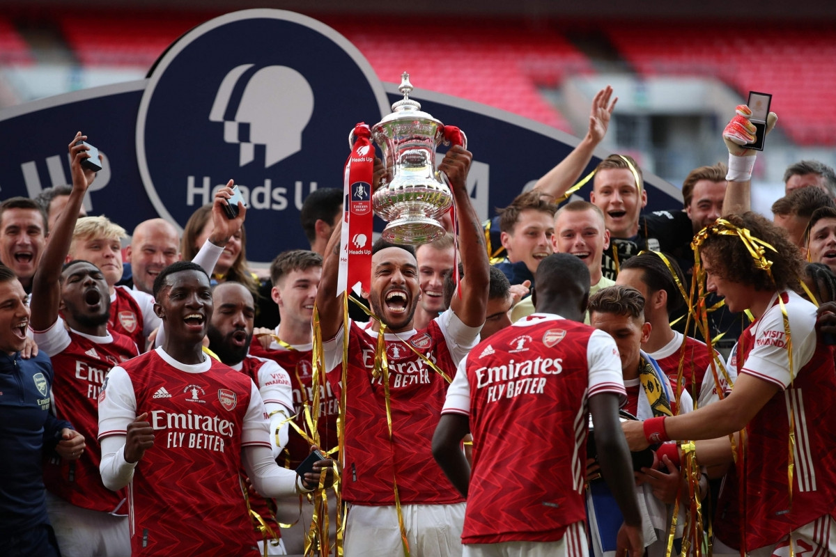 Arsenal đăng quang chức vô địch FA Cup lần thứ 14 ngày này 1 năm trước. (Ảnh: Getty). 