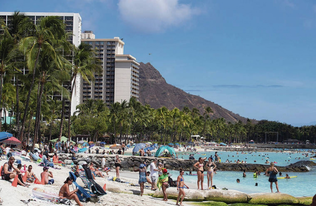 Khách du lịch gia tăng mạnh mẽ tại đảo Oahu, Hawaii. Nguồn: staradvertiser.com