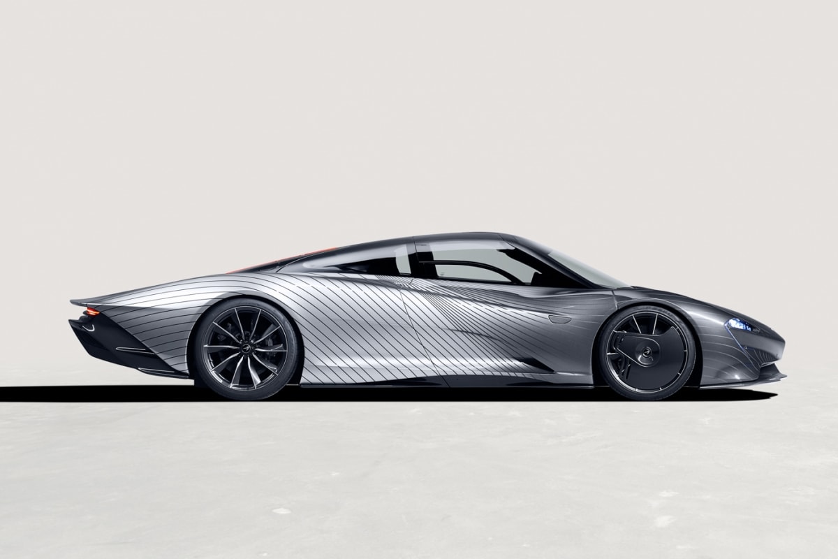 Trước đây, MVY02 được McLaren sử dụng để phát triển vị trí ngồi, cách bố trí tư thế ngồi, tầm quan sát cũng như camera xung quanh Speedtail. Trước đây, MVY02 mang trên mình phần đầu của mẫu 720S và nó cũng là chiếc Speedtail đầu tiên lăn bánh trên đường phố công cộng.