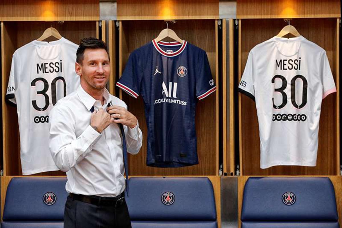 Hình ảnh đầu tiên Messi khoác áo PSG - 7