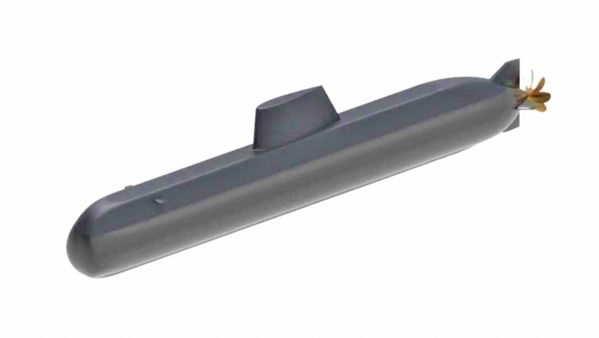 Mô hình tàu ngầm STM500. Nguồn: navalnews.com