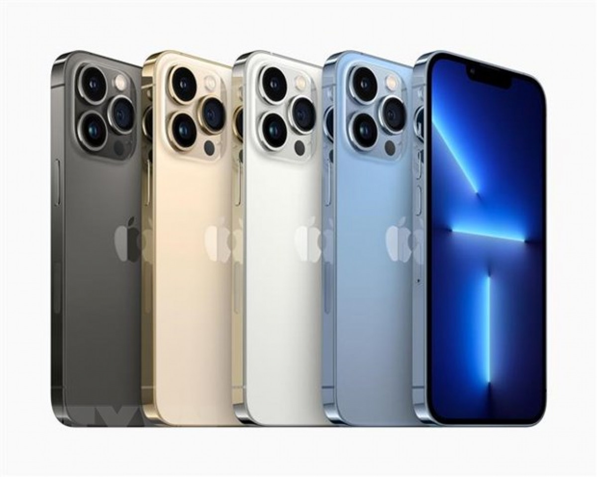 Dòng sản phẩm điện thoại thông minh iPhone 13 được ra mắt tại buổi lễ ở Cupertino, bang California, Mỹ ngày 14/9/2021