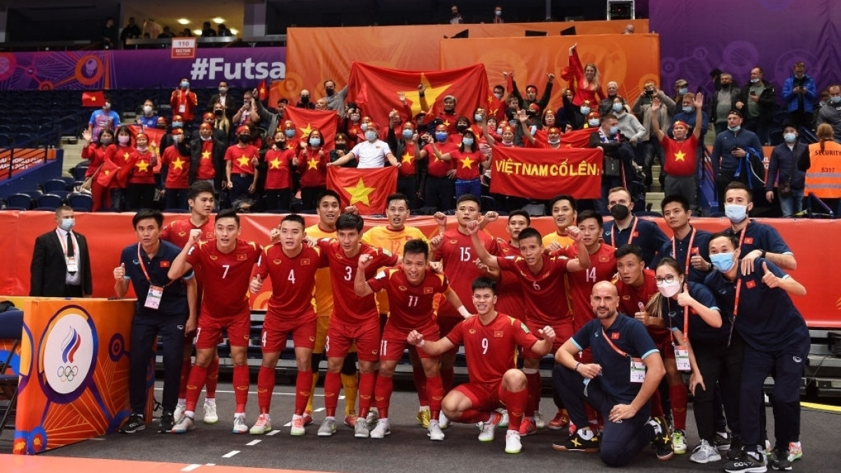 ĐT Futsal Việt Nam có hành trình tuyệt vời ở VCK Futsal World Cup 2021 (Ảnh: Getty).