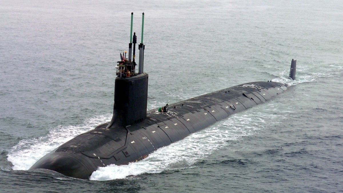 Tàu ngầm hạt nhân lớp Virginia của Mỹ. Ảnh: Hải quân Mỹ.