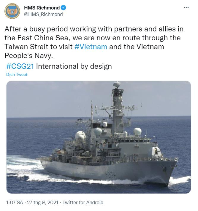 Khinh hạm chống ngầm hải quân Anh sắp sang thăm Việt Nam - 1