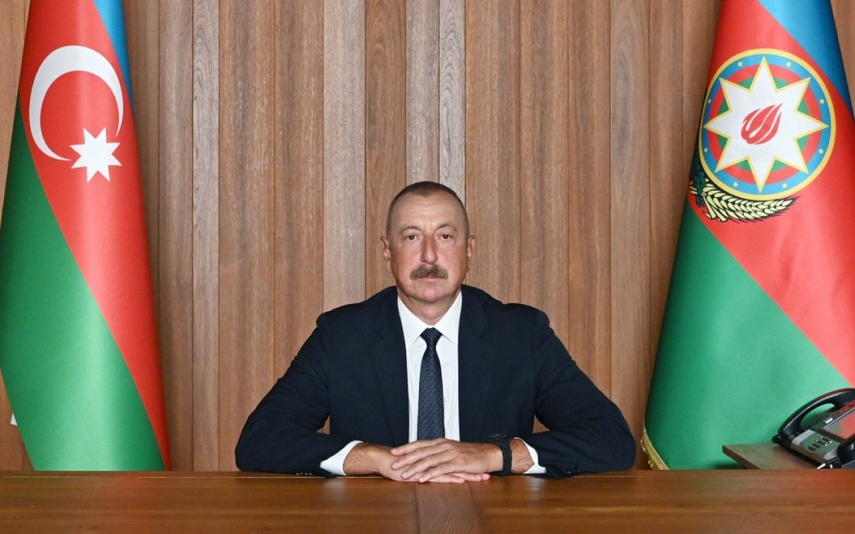 Đương kim Tổng thống Azerbaijan Ilham Aliyev. Ảnh: APA.