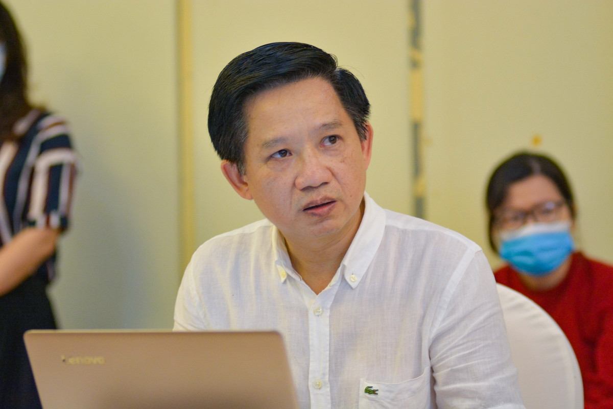 Ông Phùng Quang Thắng - Chủ tịch Hội Lữ hành Hà Nội. Ảnh: Tuấn Nam