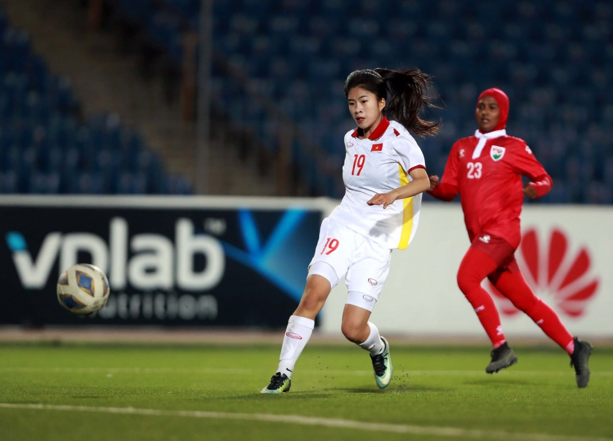 Sau 16 trận đã qua của vòng loại Asian Cup nữ 2022, ĐT nữ Việt Nam cùng với Hàn Quốc là những đội ghi nhiều bàn thắng nhất với 16 bàn - Ảnh: (AFC)