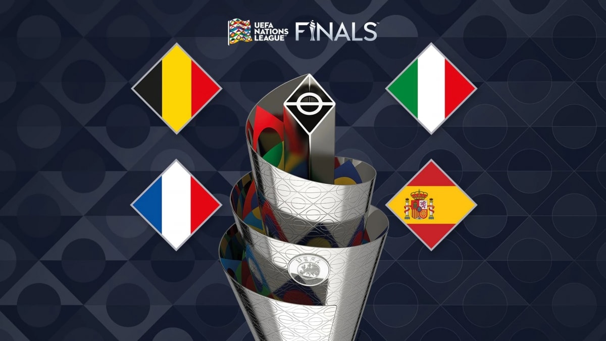 Pháp, Italia, Bỉ và Tây Ban Nha cạnh tranh cho danh hiệu UEFA Nations League 2020/2021. (Ảnh: UEFA). 