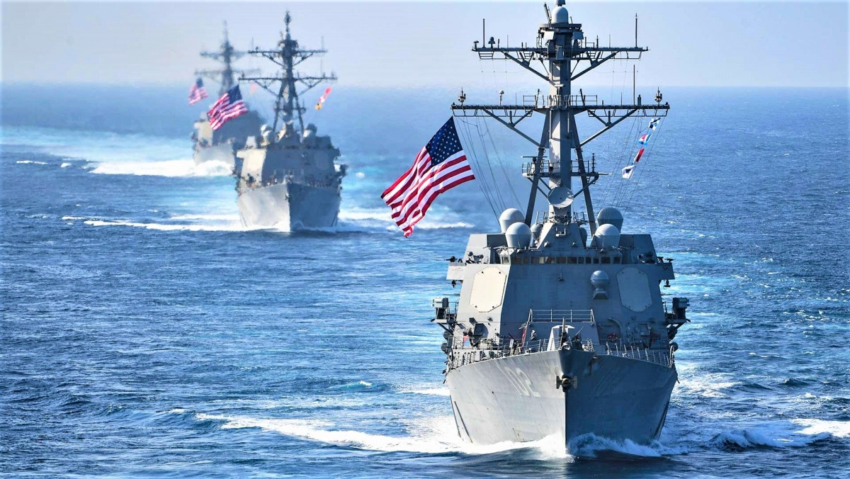 Các tàu khu trục lớp Arleigh Burke của Hải quân Mỹ; Nguồn: thedrive.com.
