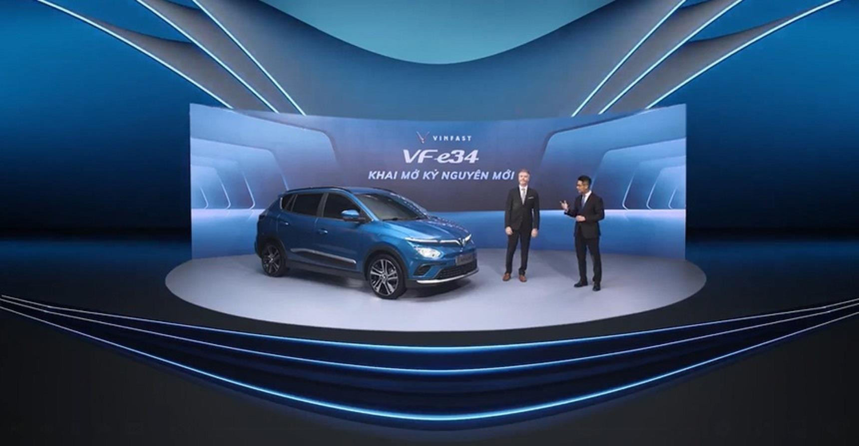 Ra mắt mẫu ô tô điện đầu tiên của Việt Nam - VinFast VF e34: Bảo hành 10 năm  - 1