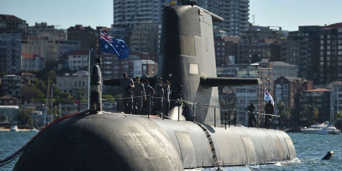 Tàu ngầm HMAS Waller của Hải quân Hoàng gia Australia ở Cảng Sydney ngày 2/11/2016. Ảnh: Getty