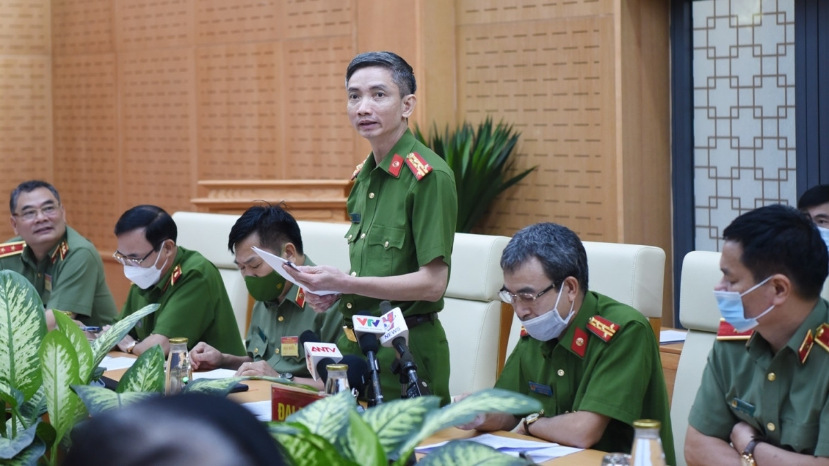 Đại tá Vũ Quốc Thắng, Phó Chánh Văn phòng Cơ quan Cảnh sát điều tra, Bộ Công an thông tin về vụ án liên quan ông Nguyễn Duy Linh.