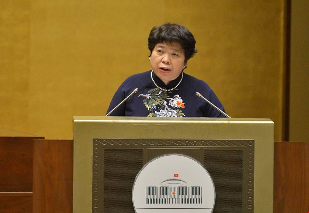 Bà Nguyễn Thúy Anh, Chủ nhiệm Ủy ban Xã hội của Quốc hội. (Ảnh: Quốc hội)