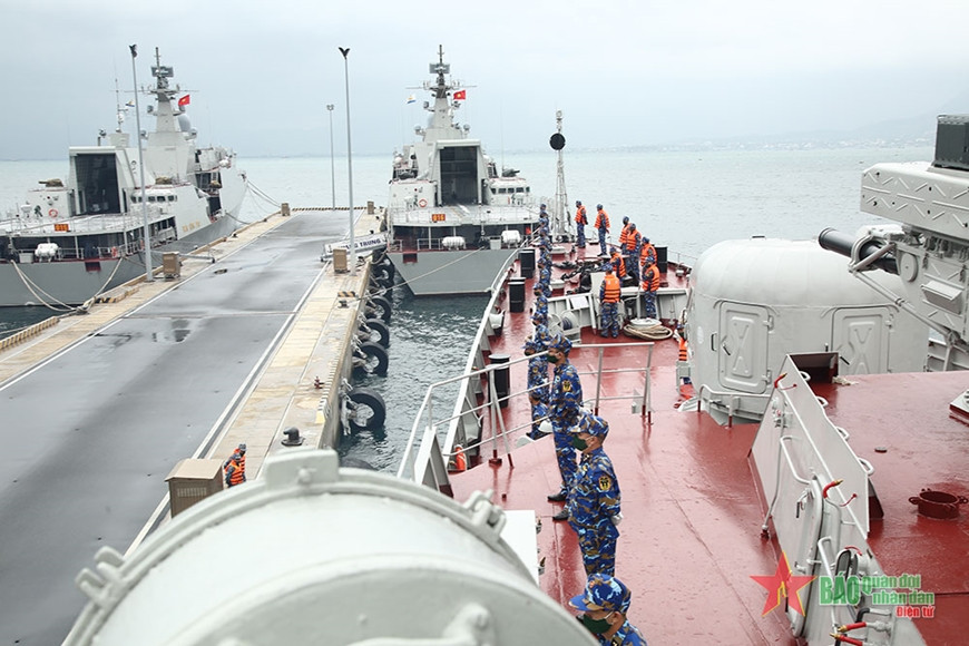 Tàu 012-Lý Thái Tổ lên đường tham gia diễn tập Hải quân ASEAN-Nga - 1