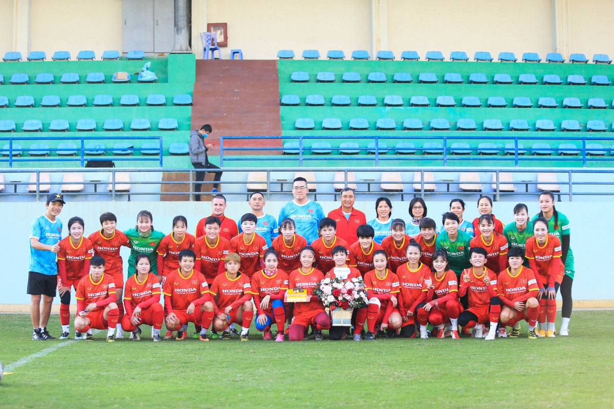 ĐT nữ Việt Nam sẽ có chuyến tập huấn nước ngoài trước khi dự VCK Asian Cup nữ 2022. (Ảnh: VFF). 