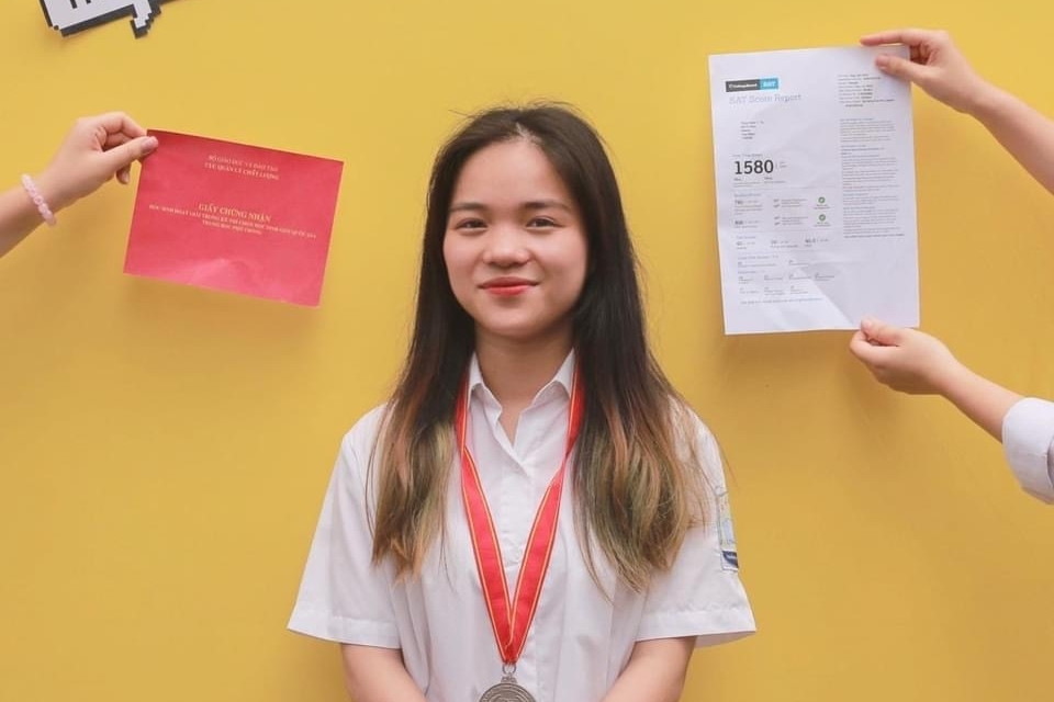 Nữ sinh Hà Nội bật mí cách đạt 1580 điểm trong kỳ thi SAT - 1