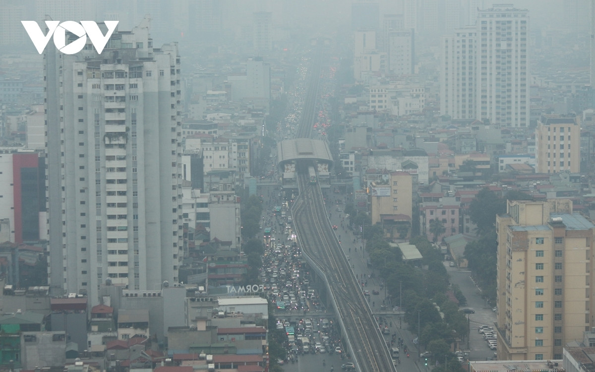 Hà Nội là thành phố có nồng độ bụi PM2.5 trung bình năm cao nhất trên cả nước.