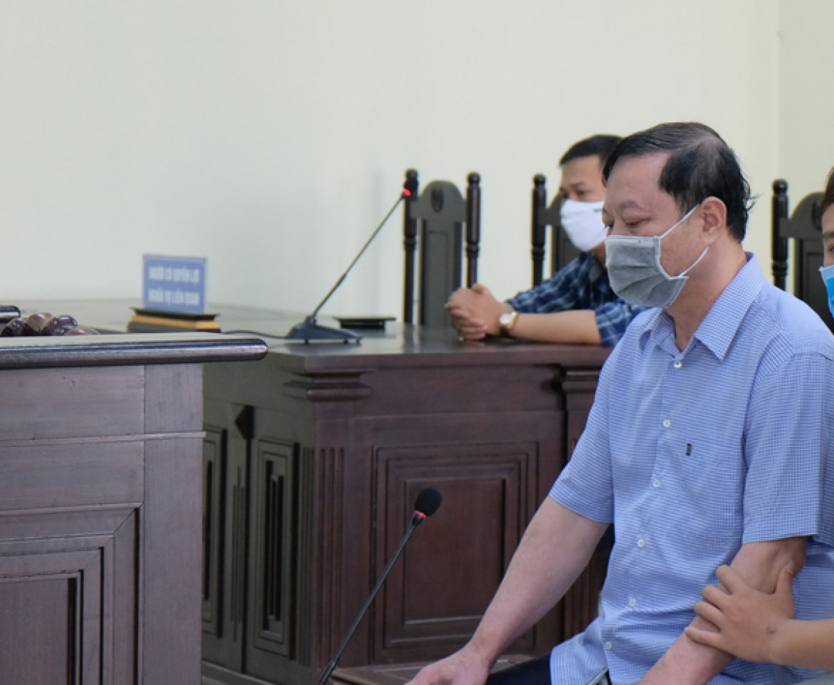 Ông Nguyễn Chí Phương tại phiên tòa - Ảnh tư liệu Tuổi Trẻ Online
