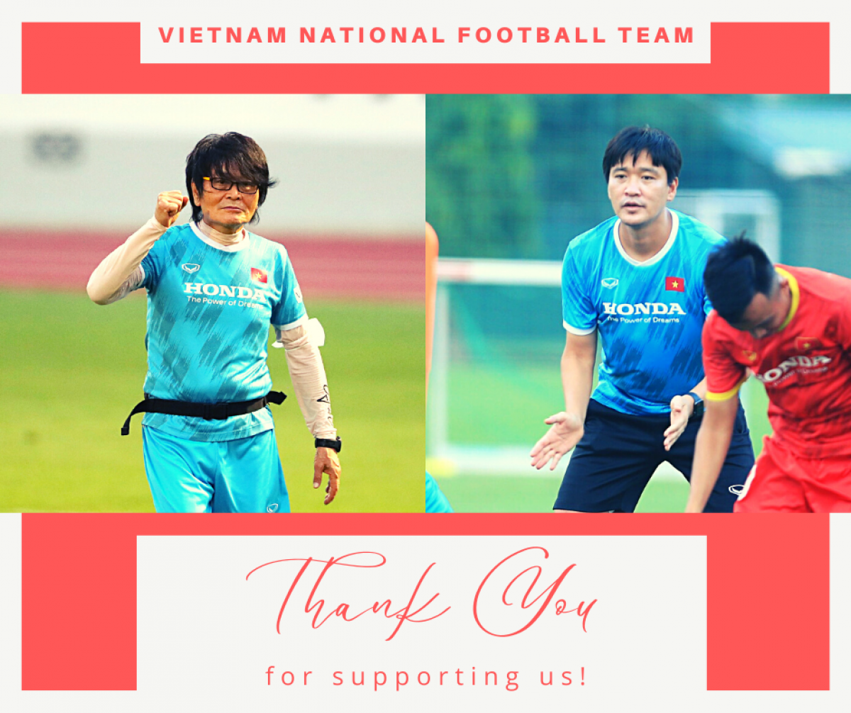 VFF gửi lời tri ân bác sĩ Choi Ju Young và trợ lý Kim Tae Min. (Ảnh: VFF)