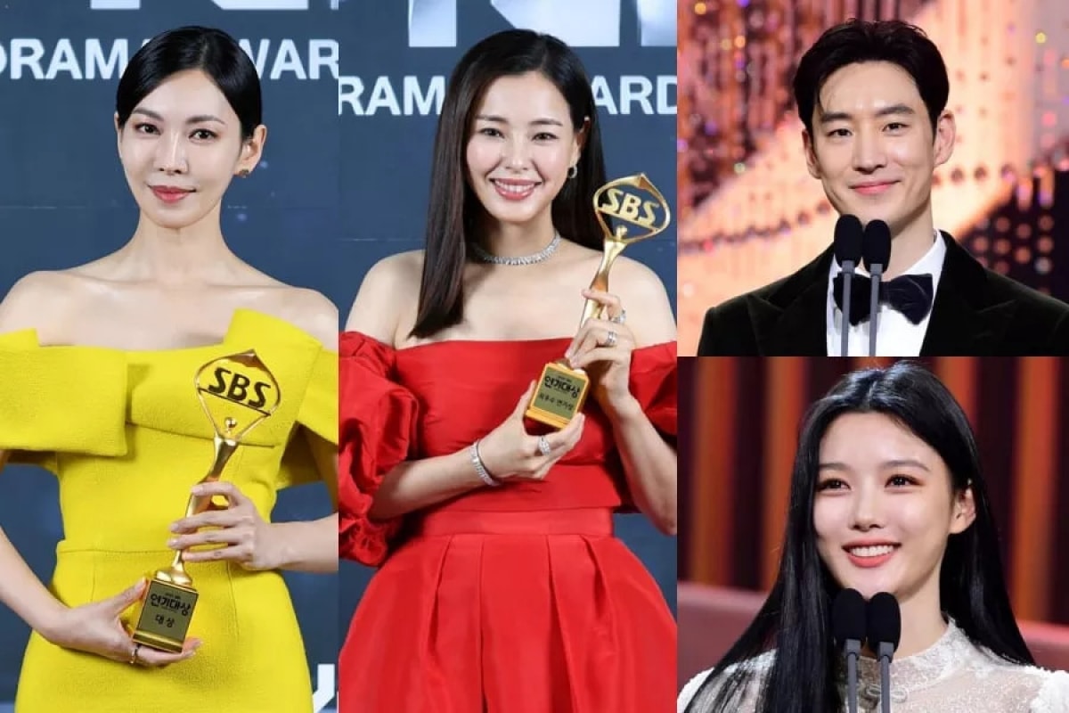 Lễ trao giải SBS Drama Awards 2021 diễn ra tối 31/12/2021. Nguồn: Soompi
