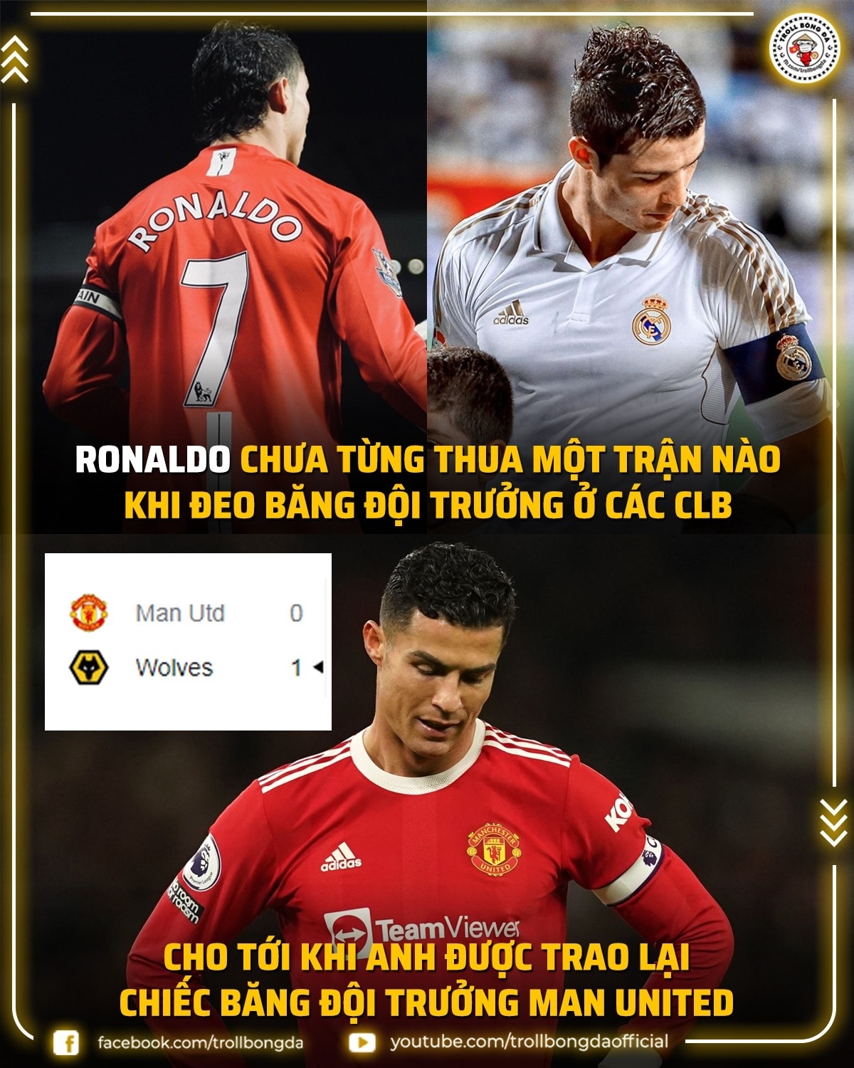Nỗi buồn của Ronaldo.