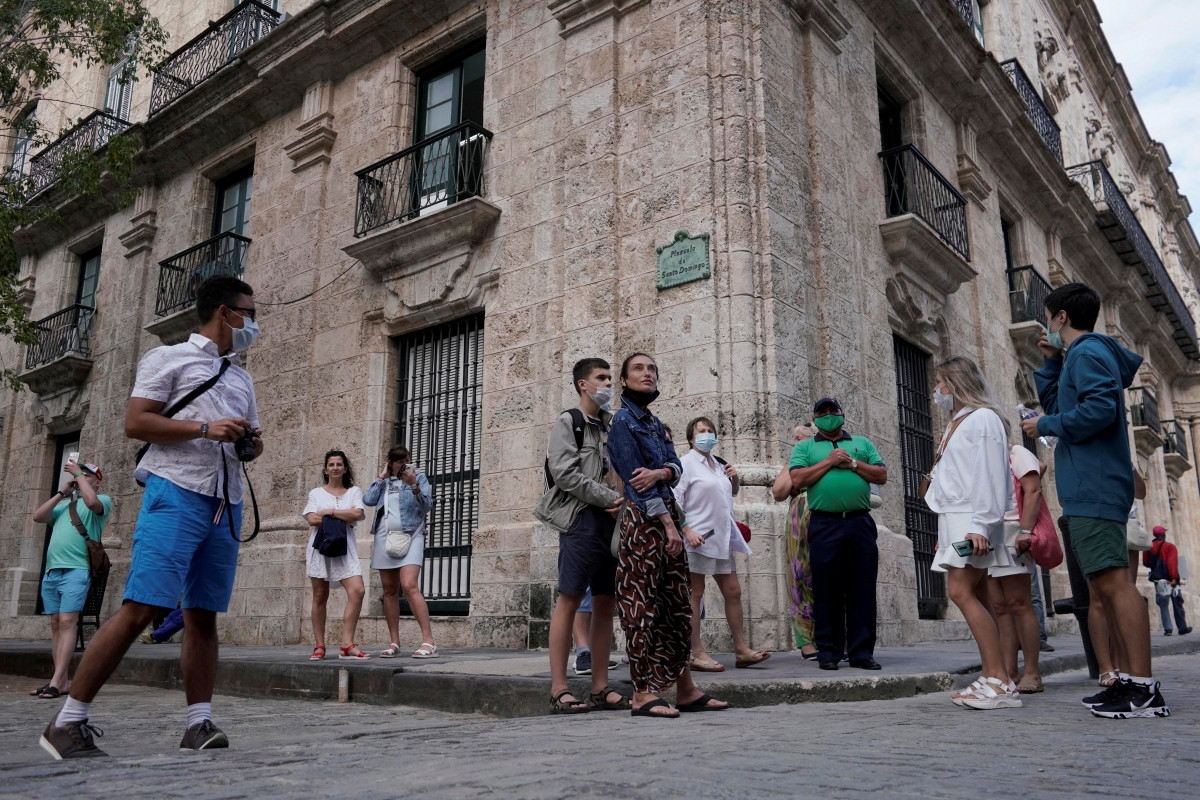 Du khách quốc tế quay trở lại Cuba hồi tháng 11/2021. Nguồn: Reuters