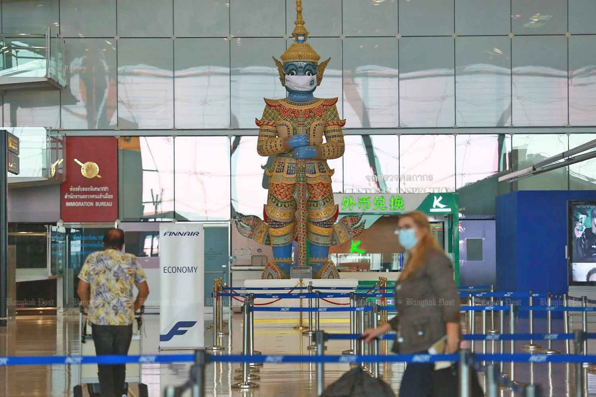 Bầu không khí vắng lặng tại sân bay Suvarnabhumi (Thái Lan) hôm 7/12. Nguồn: Somchai Poomlard/BangkokPost