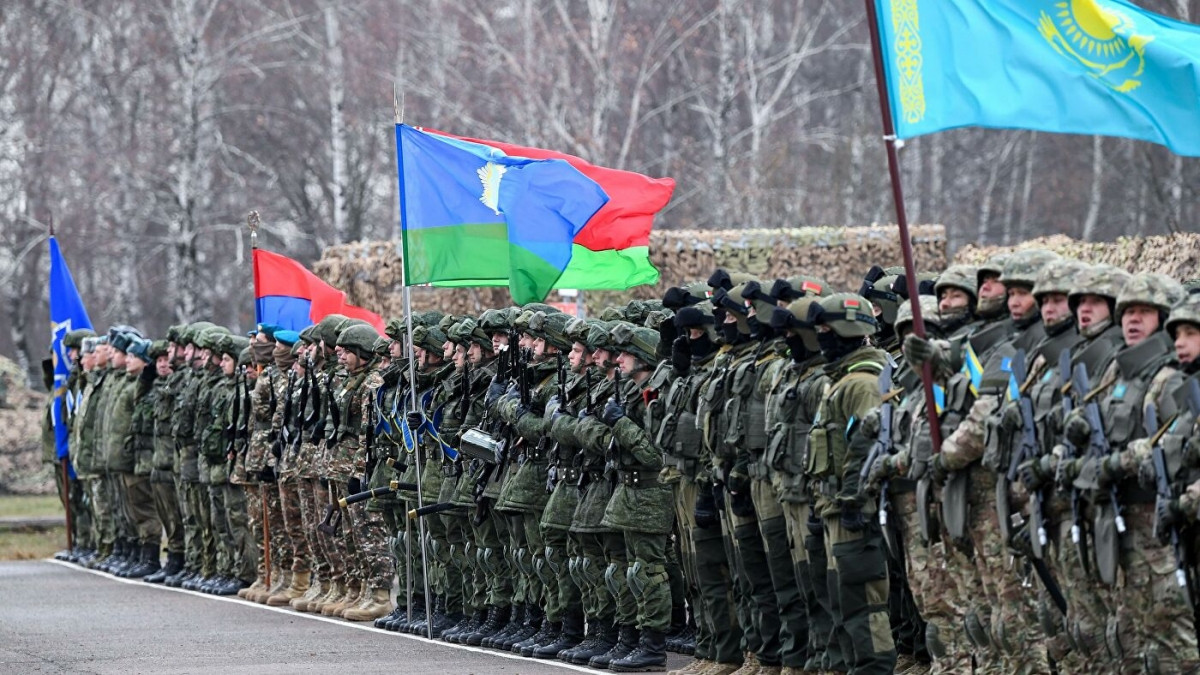 Lực lượng gìn giữ hòa bình CSTO trong một cuộc tập trận ở Kazan, Nga năm 2021. Ảnh: Sputnik