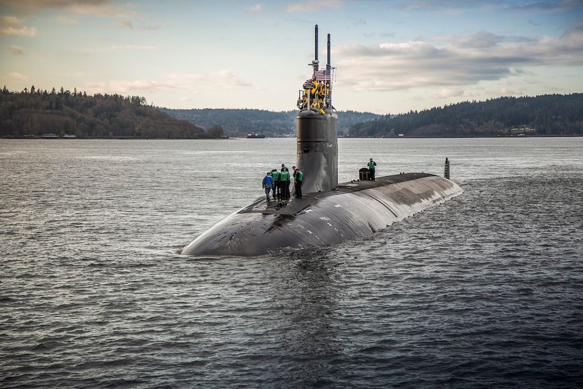 Tàu ngầm USS Connecticut của Mỹ. Ảnh: Hải quân Mỹ