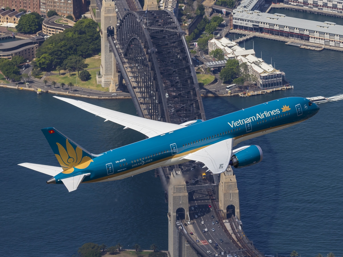 Vietnam Airlines khai thác trở lại đường bay thường lệ đến Australia từ ngày 15/1.