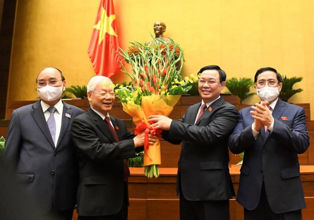 Chủ tịch Quốc hội Vương Đình Huệ trân trọng cảm ơn những ý kiến chỉ đạo tâm huyết của Tổng Bí thư Nguyễn Phú Trọng tại Kỳ họp thứ Nhất, Quốc hội khóa XV.