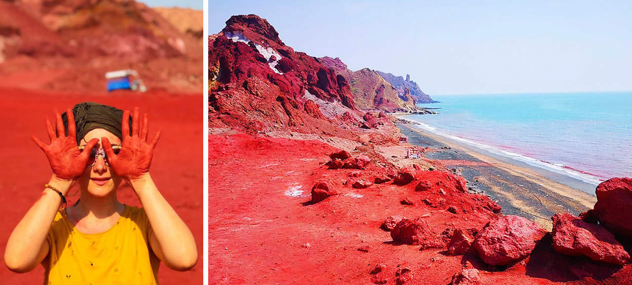 Hòn đảo độc nhất hành tinh với bờ biển đỏ như máu, cát có thể chế thành món ăn - 7