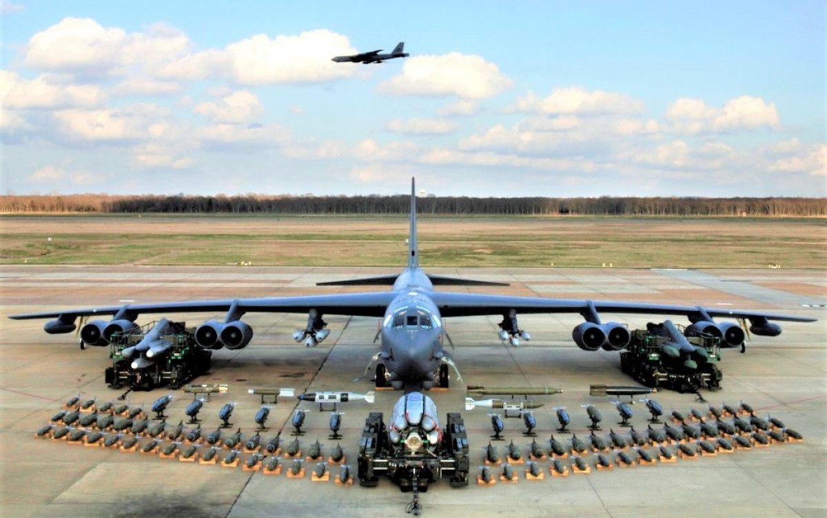 B-52 có khả năng mang tải trọng vũ khí lớn. Nguồn: wikipedia.org