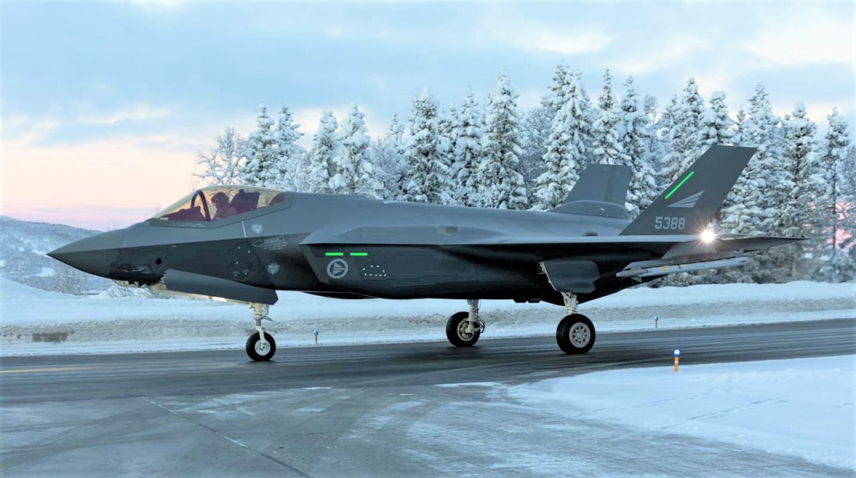 Chiếc F-35S của Không quân Na Uy; Nguồn: theaviationist.com